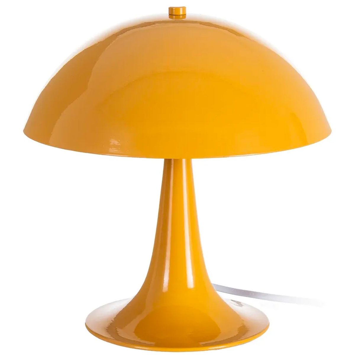 Lampe à poser champignon métal jaune 25x25x27.5cm jaune, WADIGA