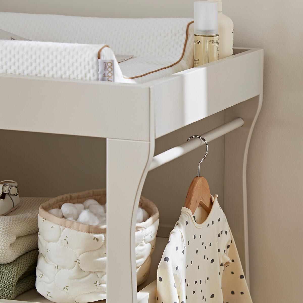 Clara Mini Changer Unit stone beige, CUDDLECO