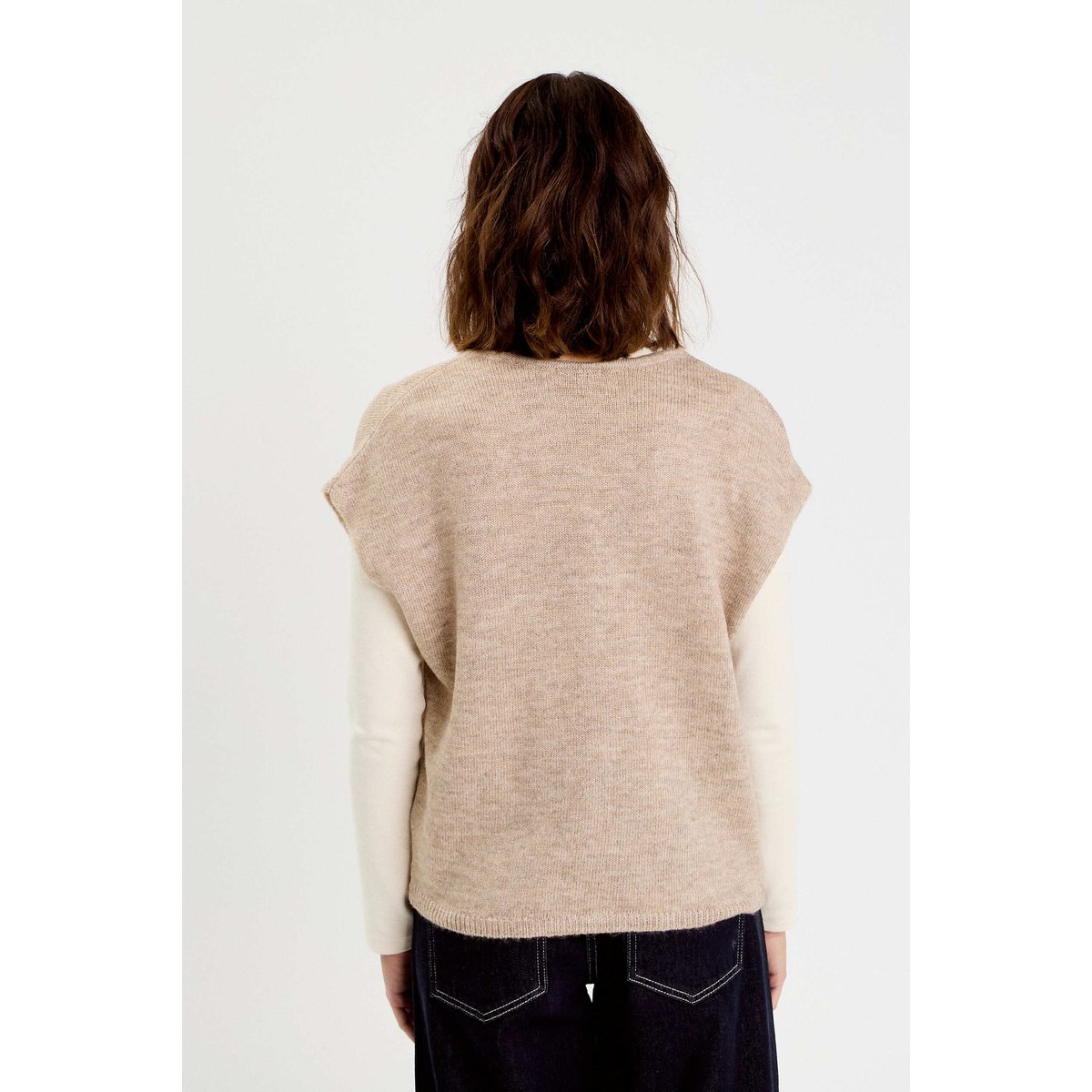 Gilet sans manches sable, CACHE CACHE