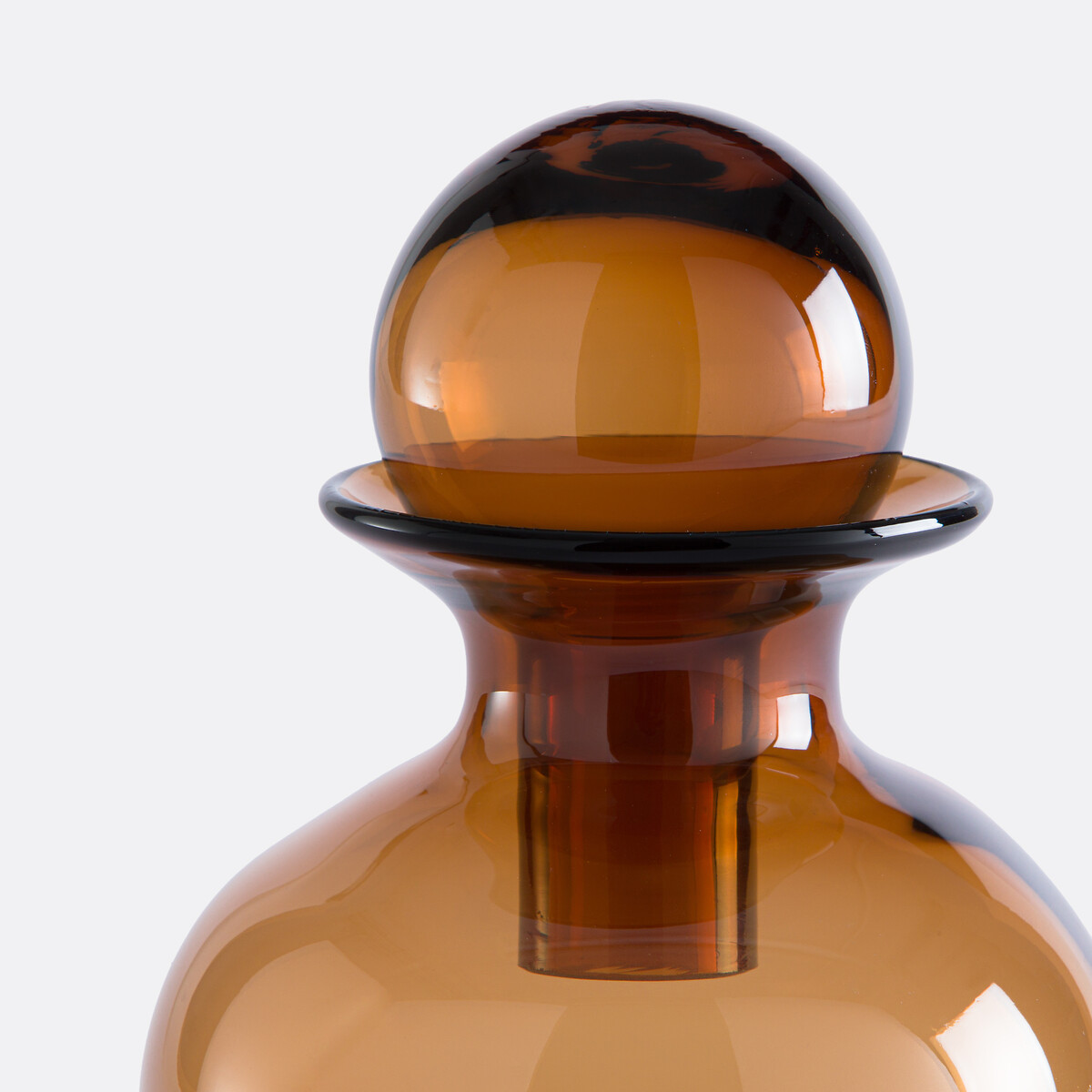 Bouteille décorative en verre ambré H20 cm, Nemia ambre, LA REDOUTE INTERIEURS