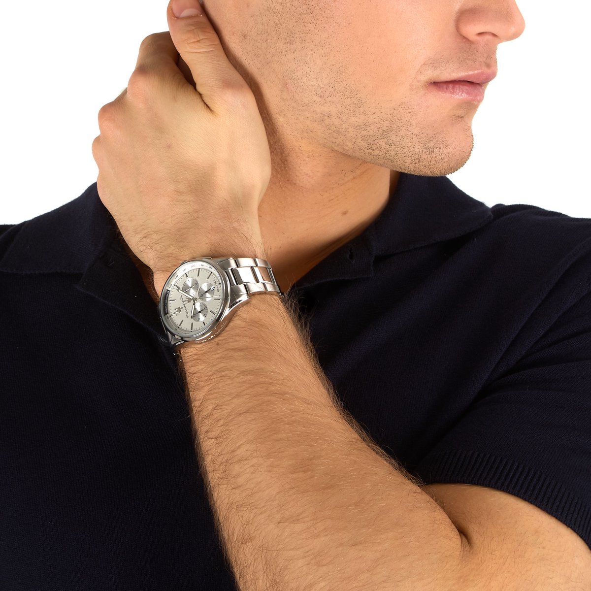 Montre-chronographe SORPASSO gris, mat, MASERATI