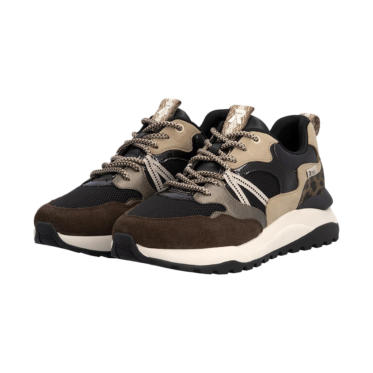 Basket à Lacets Sheepsuede multi, RIEKER