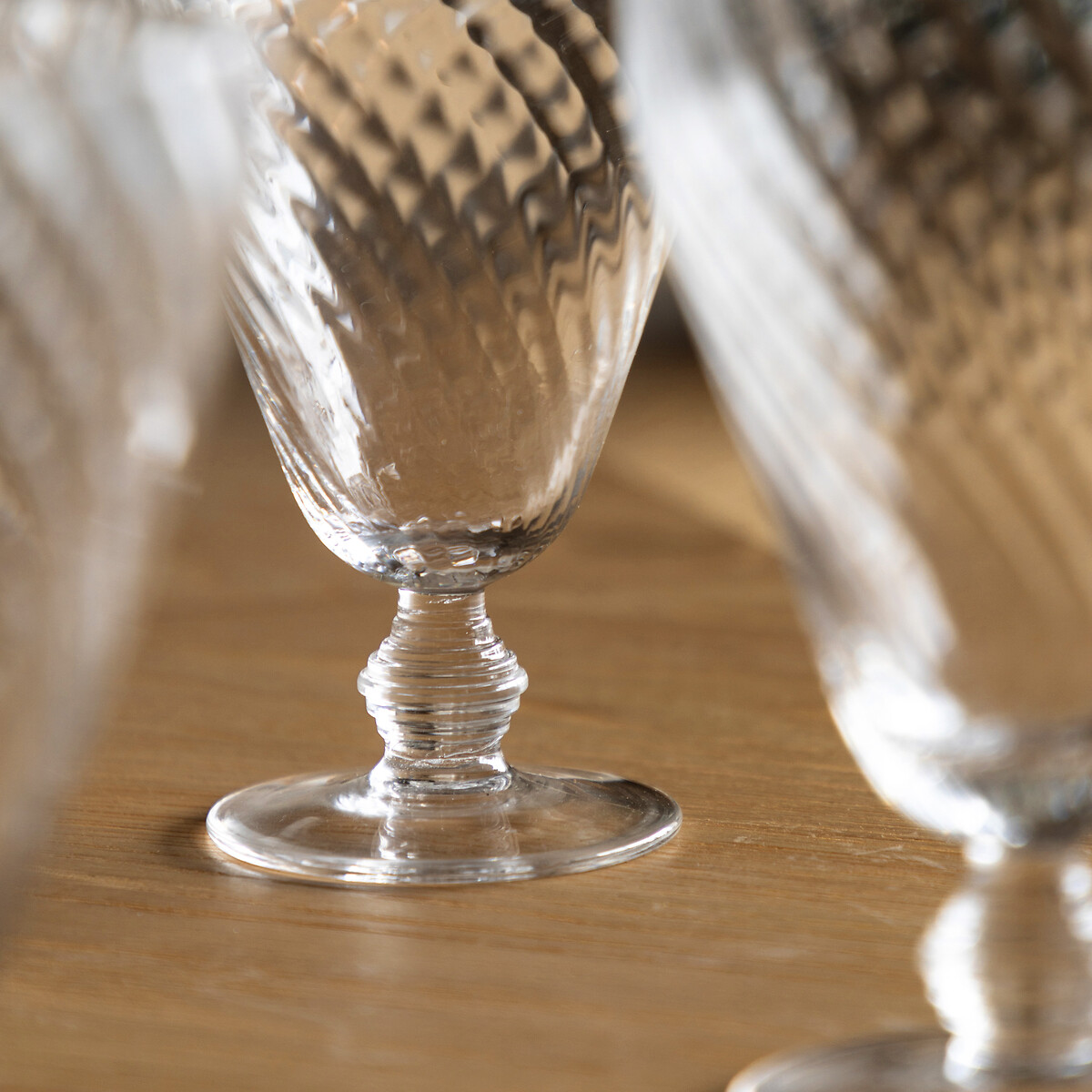 Set of 4 Vela Wine Glasses in Clear transparent, ÉDITÉ