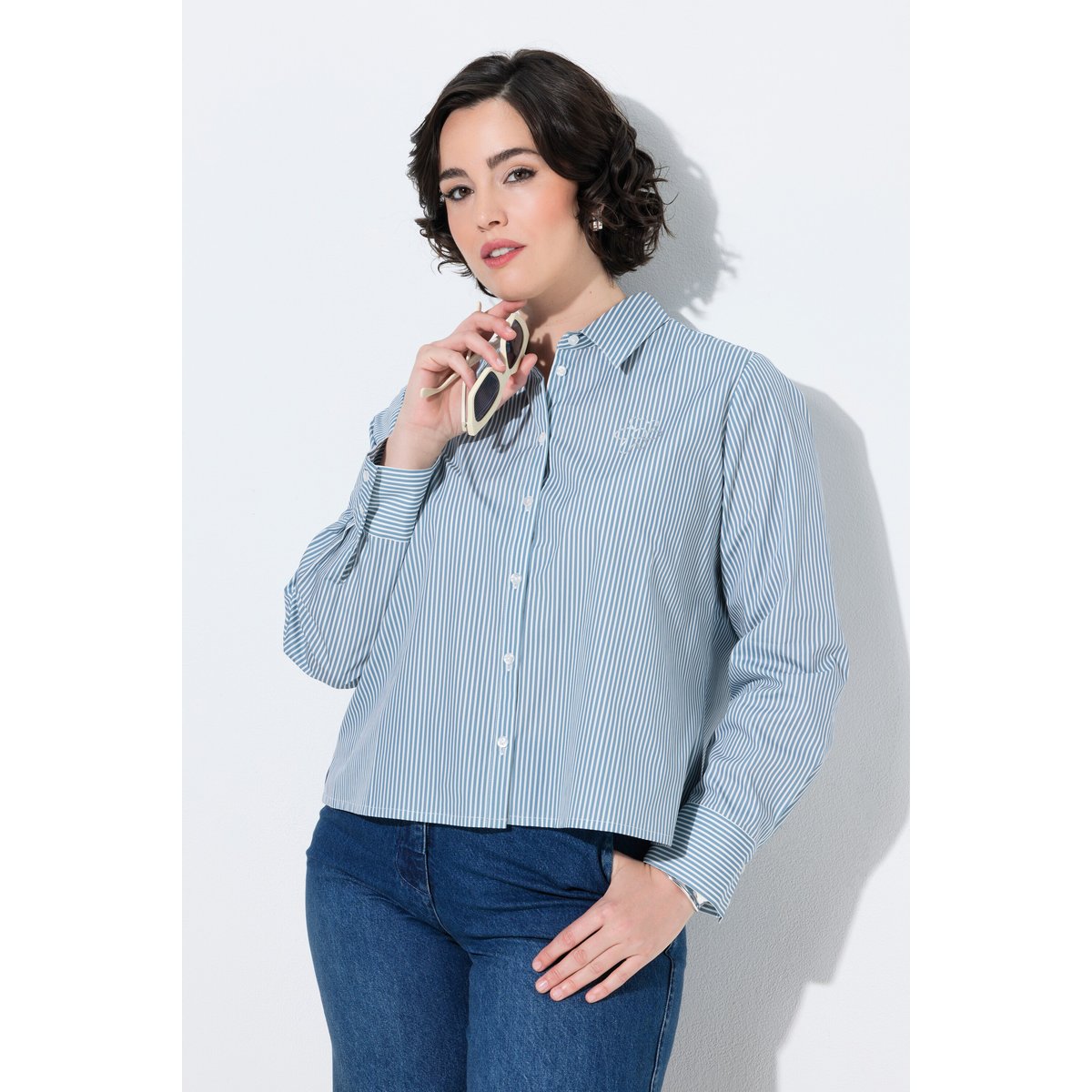 Chemisier à rayures bleu, ULLA POPKEN