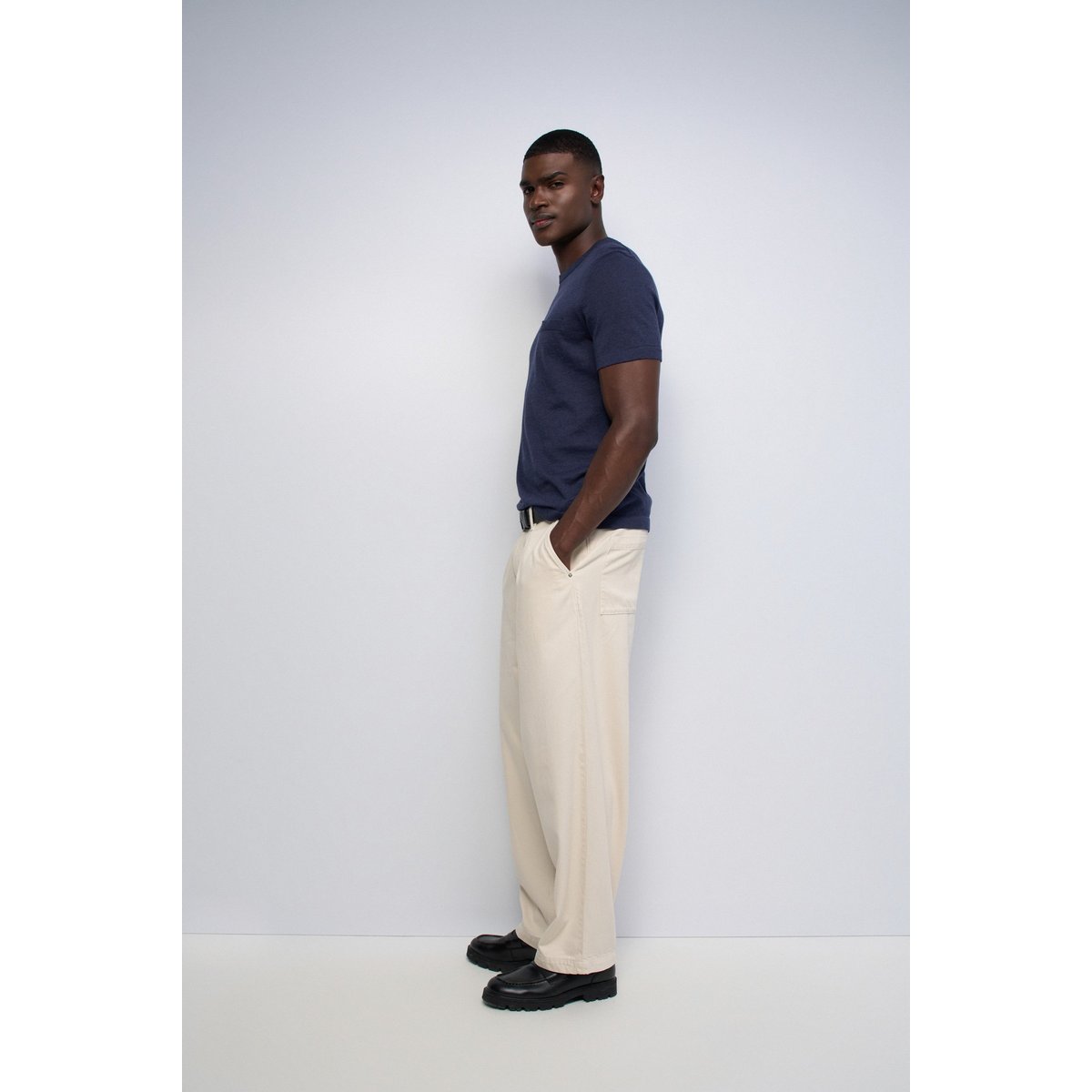 T-SHIRT EN MAILLE TRICOTÉE beige, SALSA JEANS