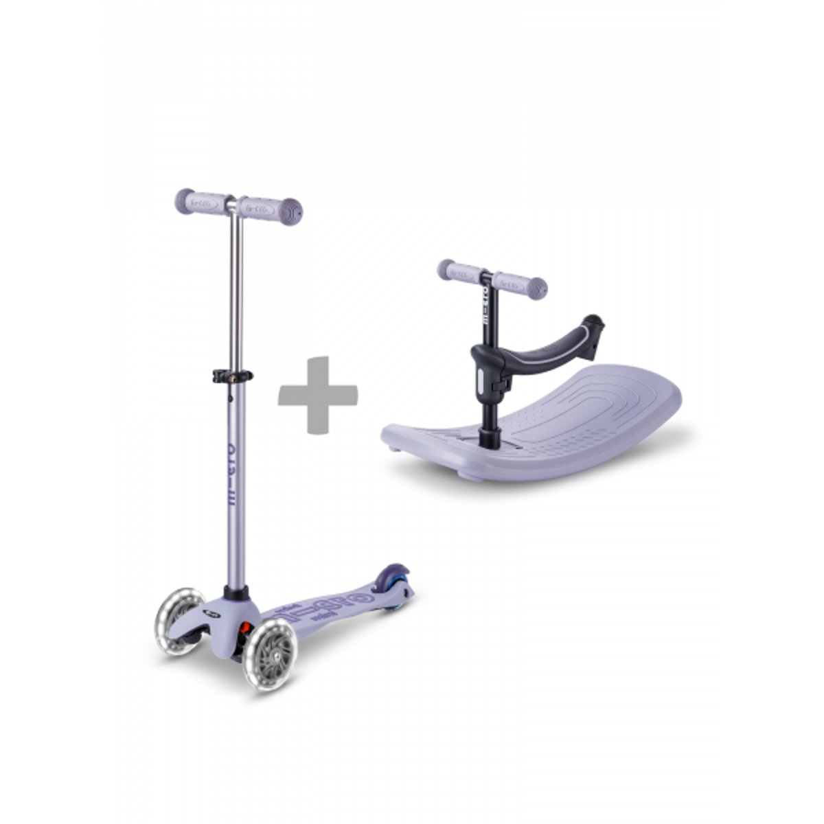 Mini Micro Rock  Go LED - Lavande violet, MICRO MOBILITY
