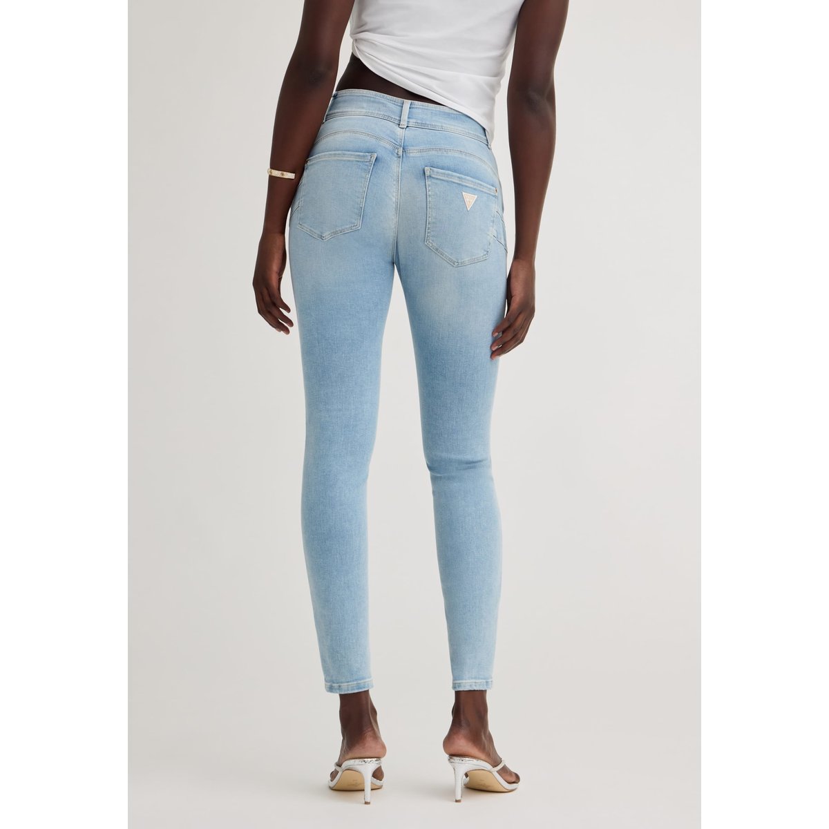Jeans Skinny Shape Up bleu clair, GUESS