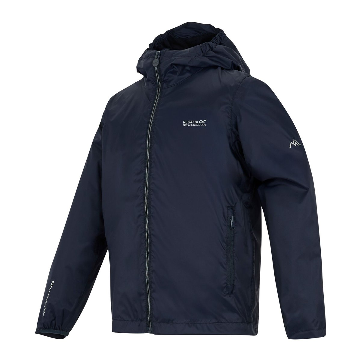 Veste imperméable à capuche LEVER bleu marine, REGATTA