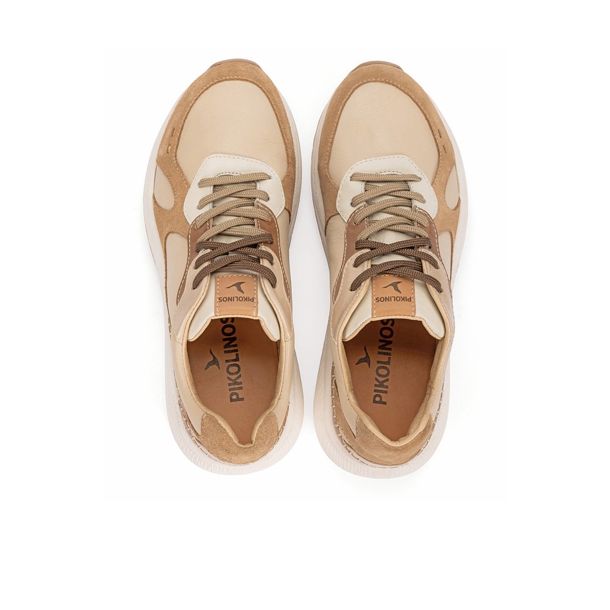 Baskets cuir Albal marfil, PIKOLINOS