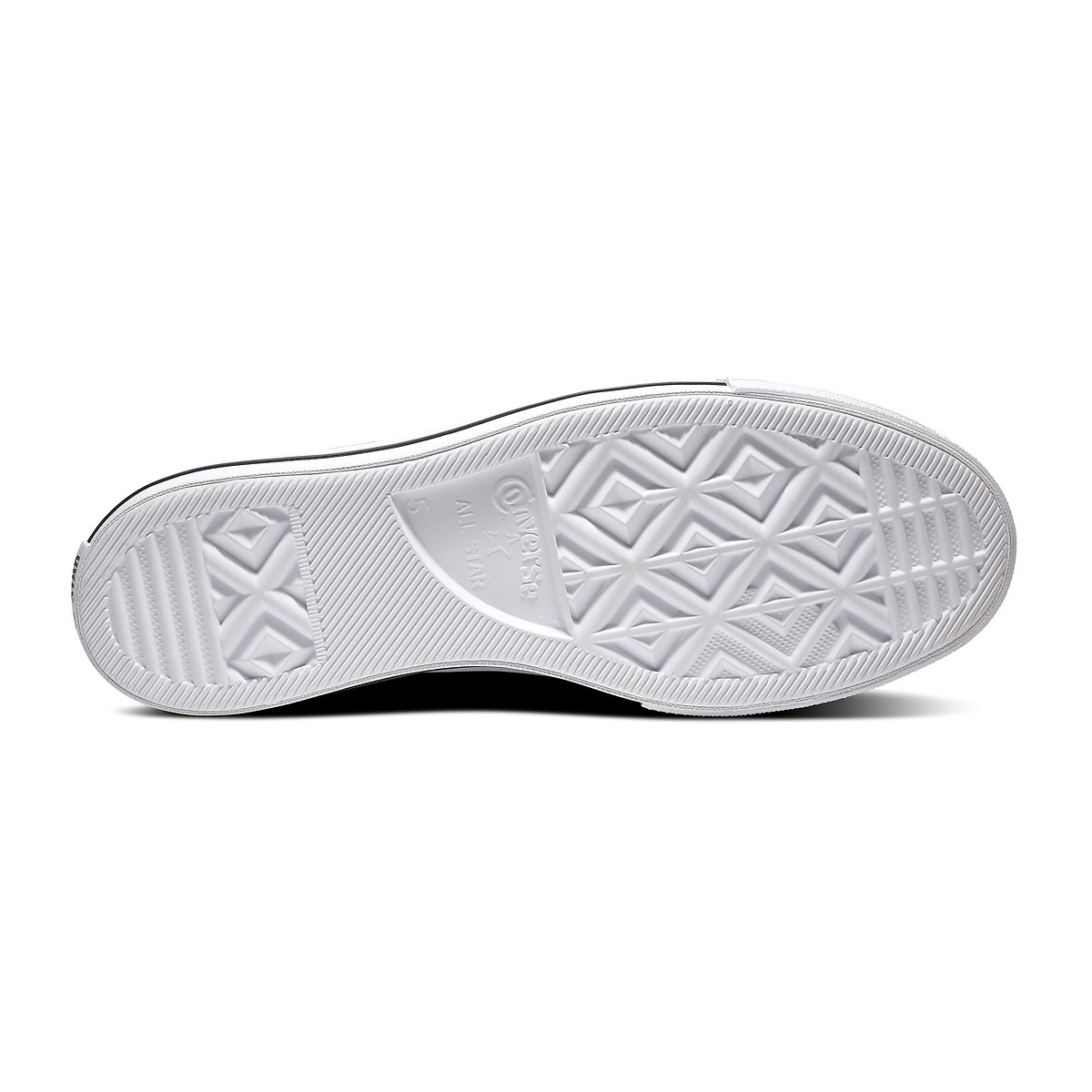 Chuck Taylor All Star Lift Cuir Ox blanc, CONVERSE