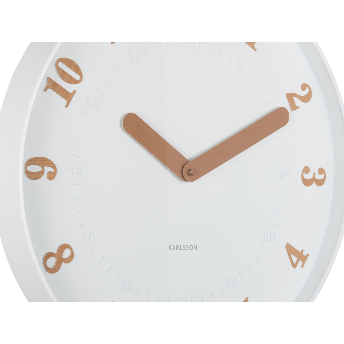 Horloge Murale Plastique AMENA blanc, KARLSSON