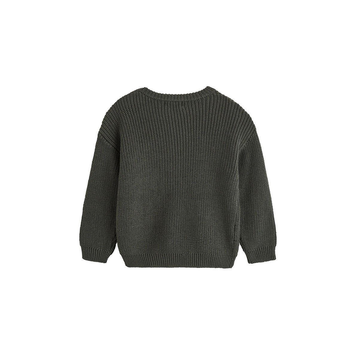 Pull enfant en tricot Ubatuba vert, PETIT BEGUIN