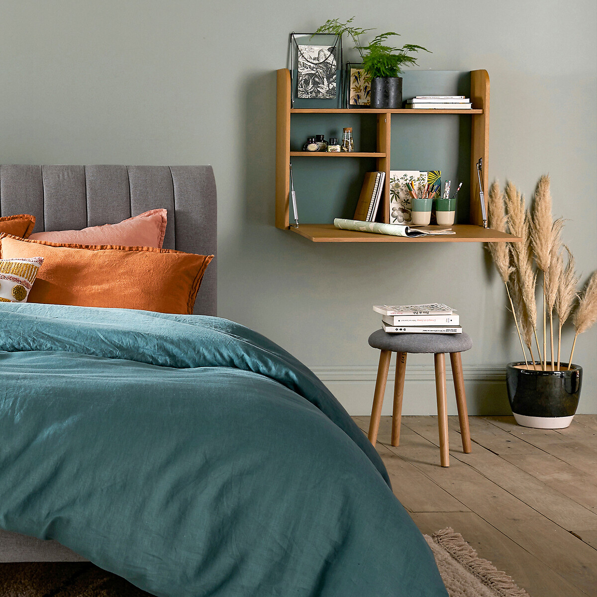 Nyjo Foldout Wall Desk oak, LA REDOUTE INTERIEURS