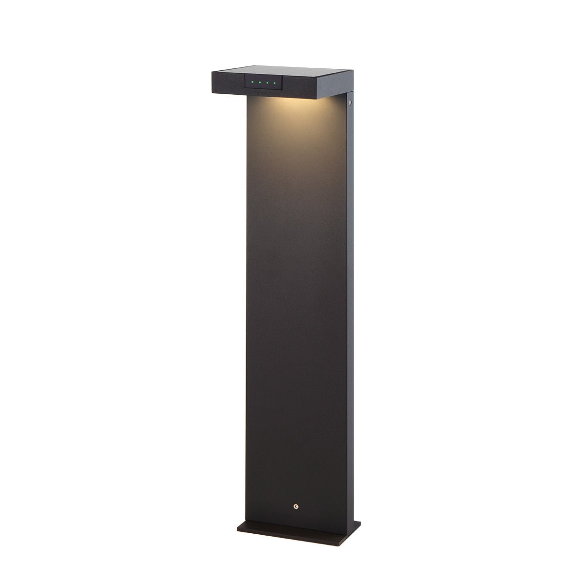 Borne solaire aluminium ALA MAXI noir, LUMISKY