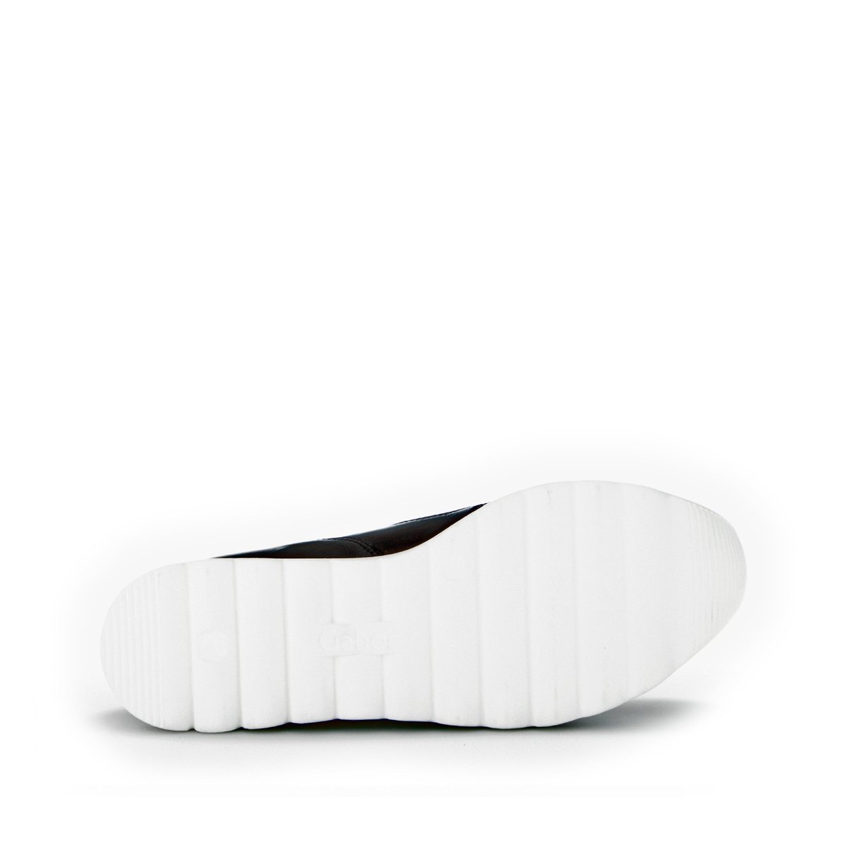 Baskets en cuir noir, GABOR