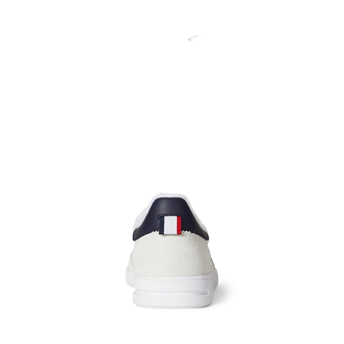 Baskets en cuir BEDFORD RIB blanc/rouge/bleu, POLO RALPH LAUREN