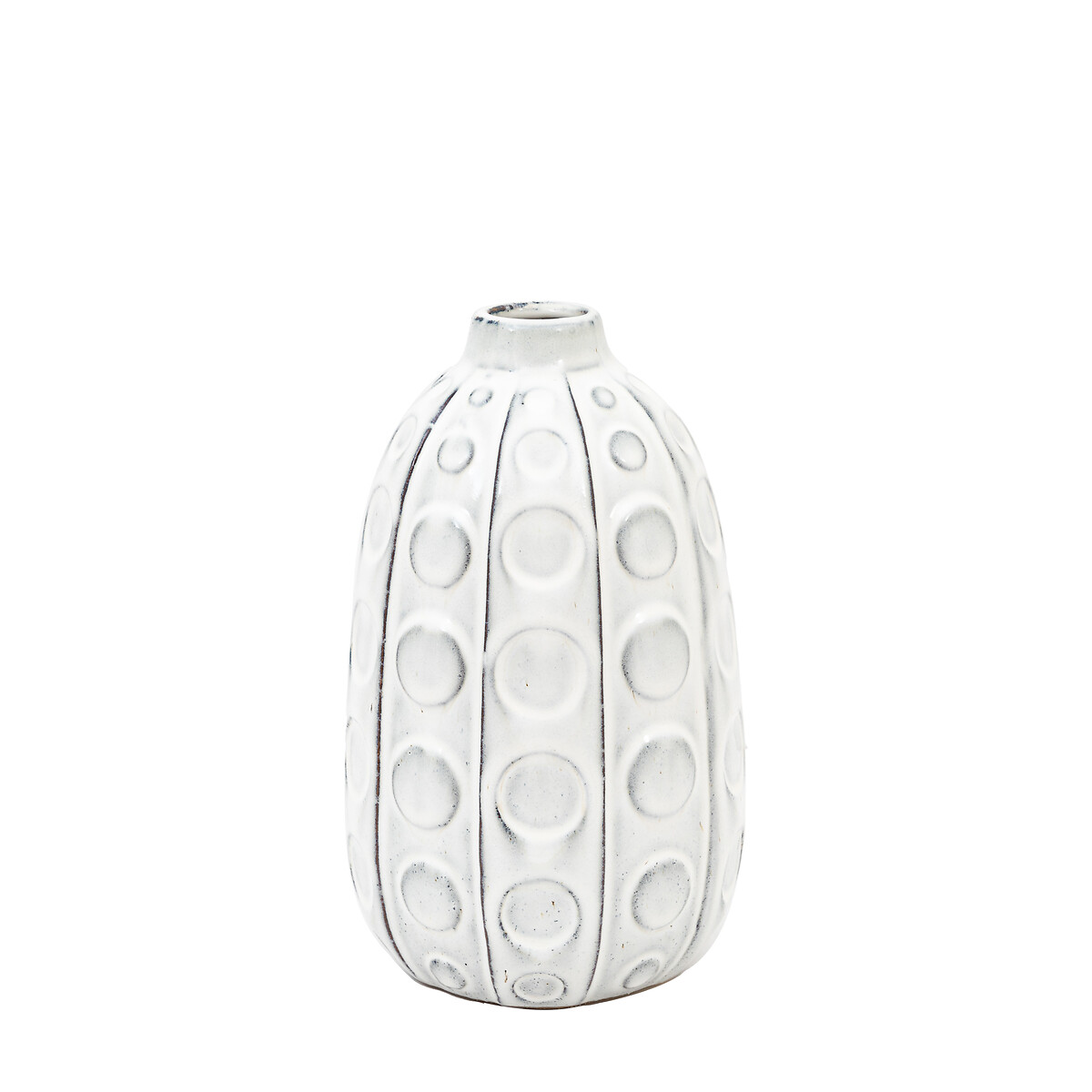 Kusama 26cm Dotted Ceramic Vase grey, ÉDITÉ