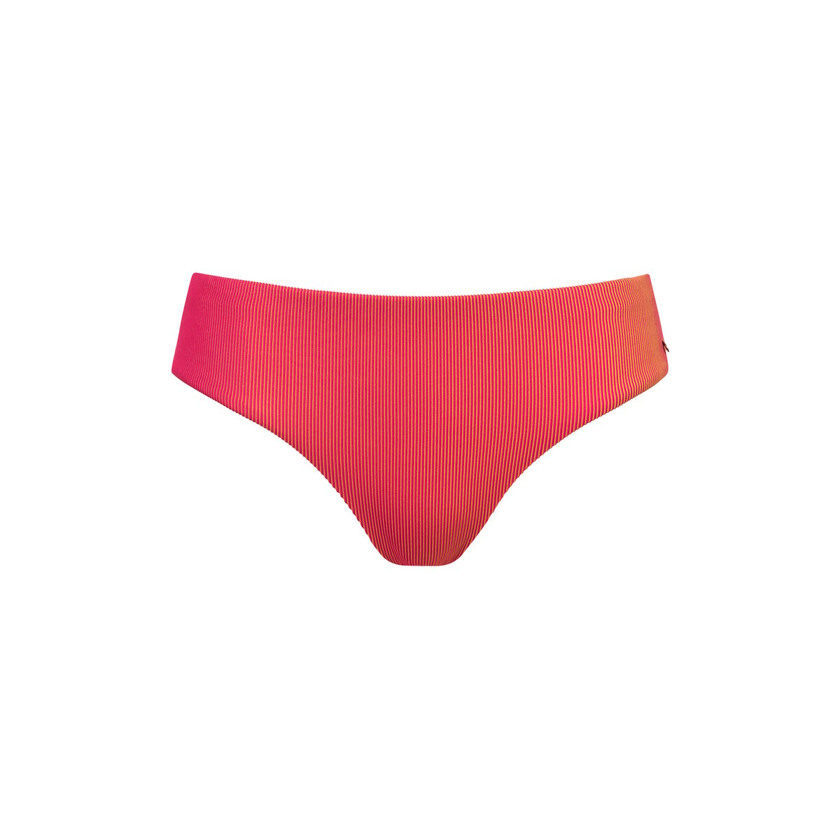 Bas maillot slip de bain taille haute NAIROBI corail, LISCA