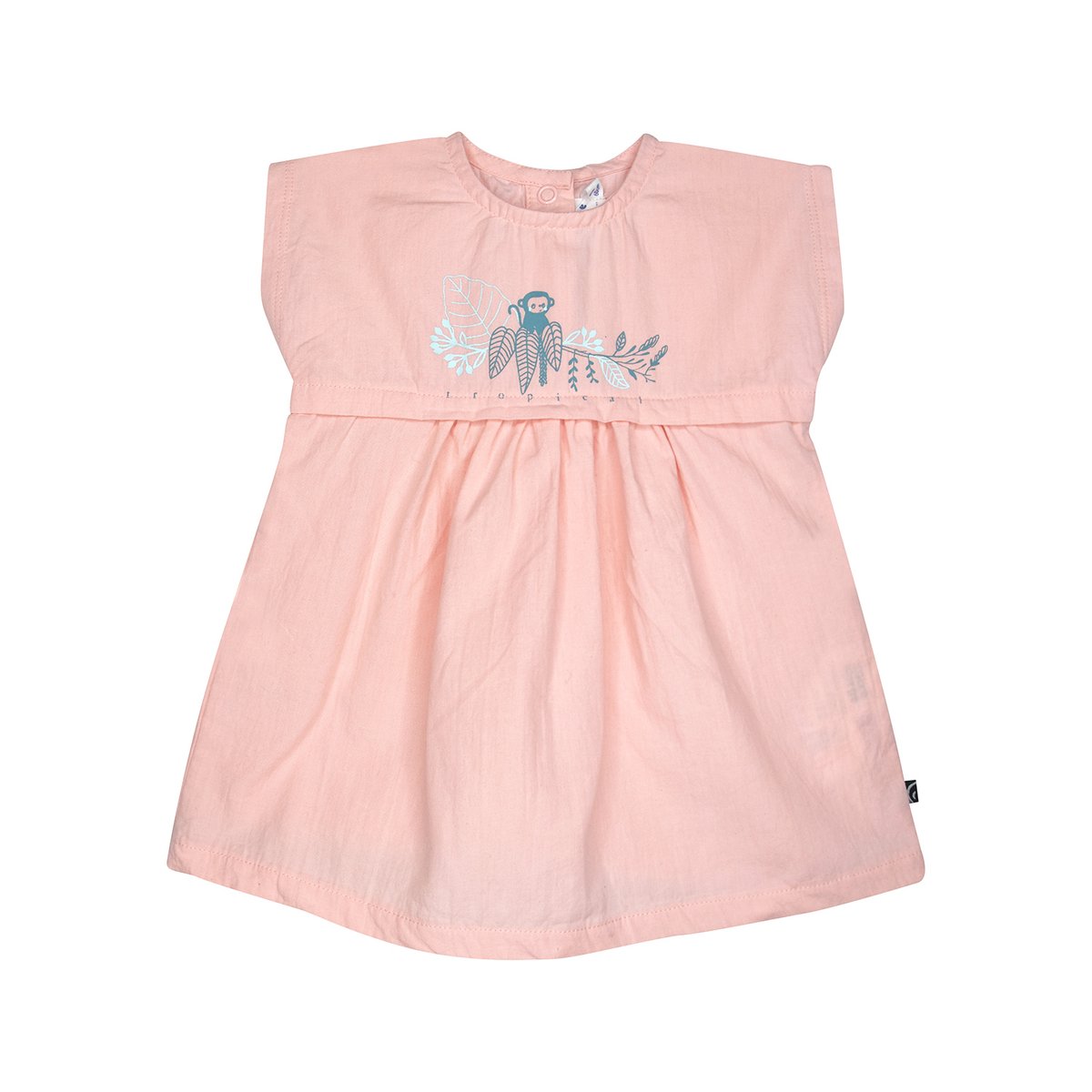 Robe bloomer ophelie manches courtes sucre d'orge rose, SUCRE D'ORGE