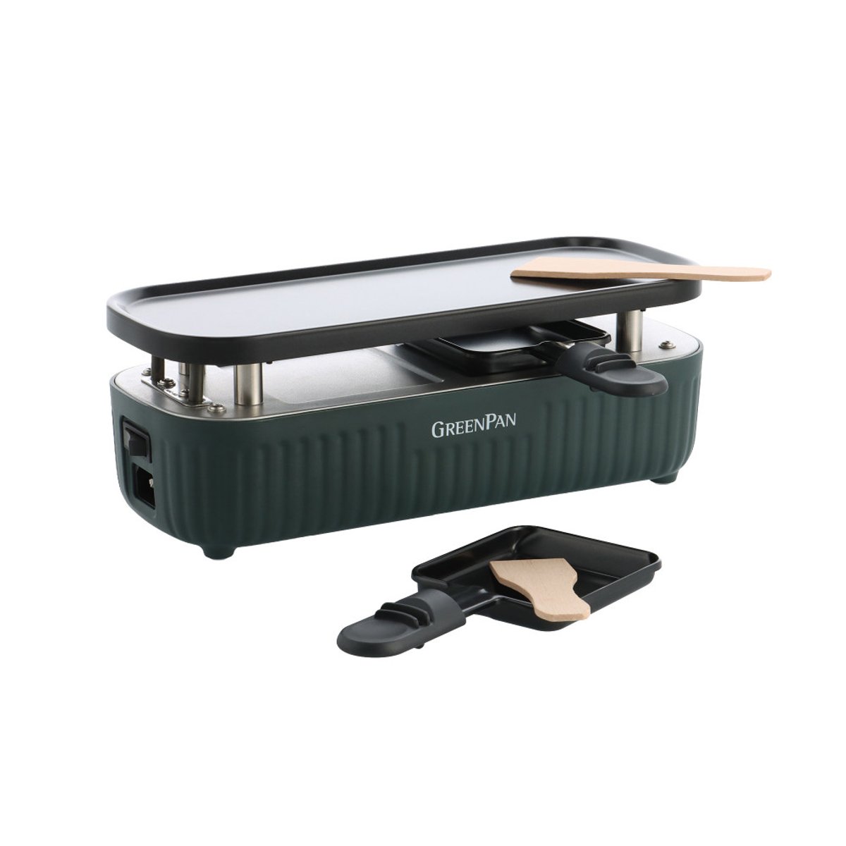 Raclette 2 personnes Connect vert, GREENPAN