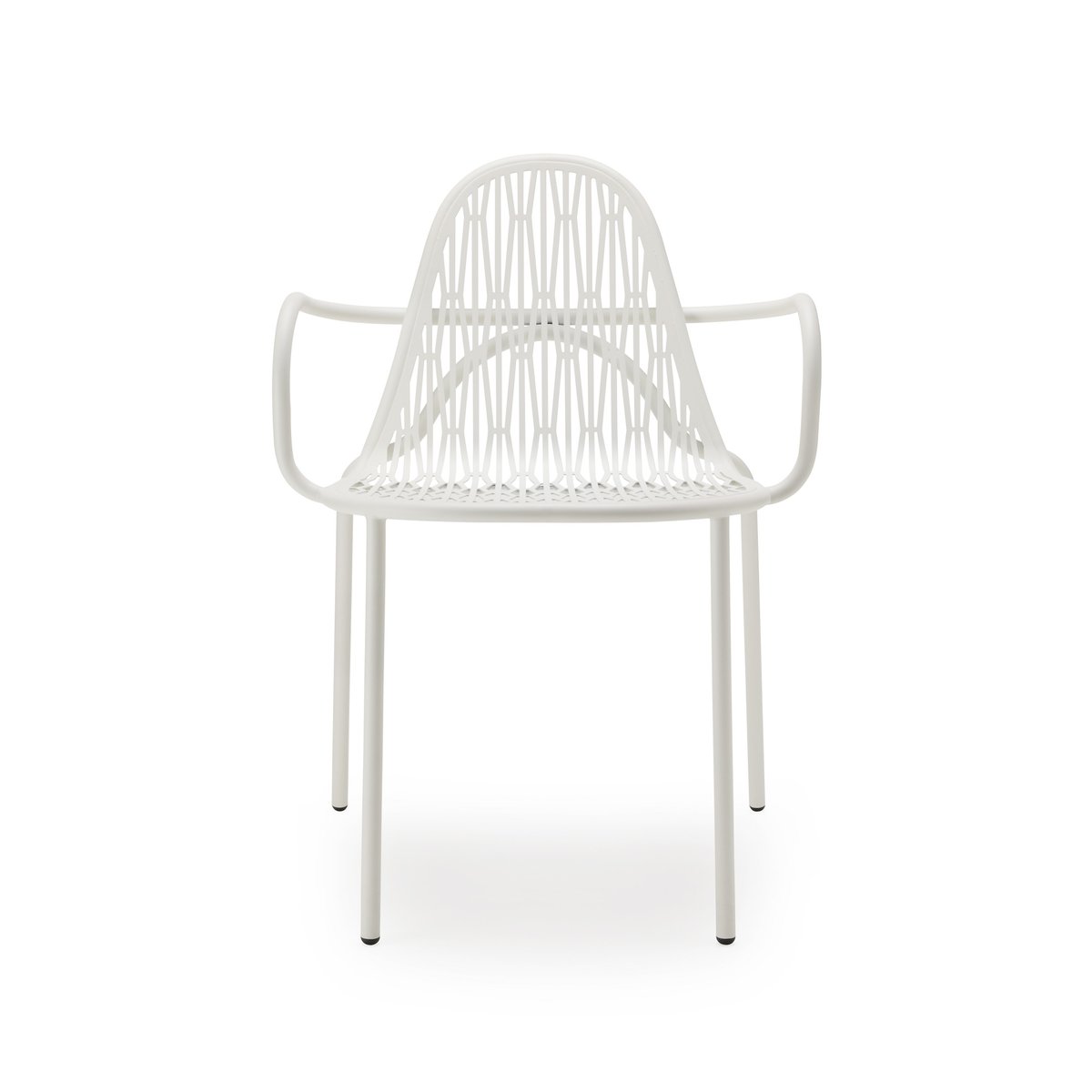 Chaise de jardin empilable en métal (lot de 2), MALVASIA blanc, SCAB DESIGN