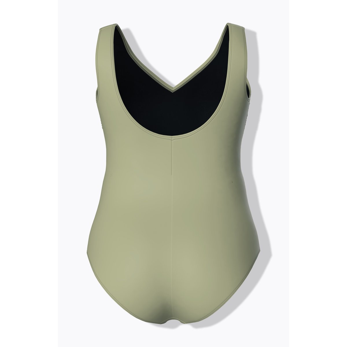 Maillot de bain sans bonnets souples. vert kaki, ULLA POPKEN