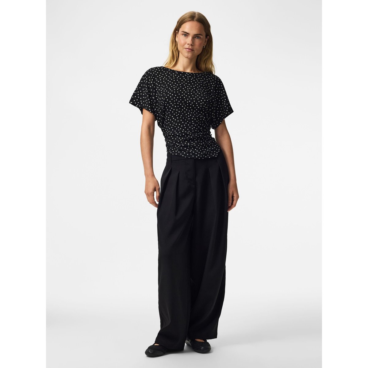 Top À Manches Courtes noir - black1, PIECES