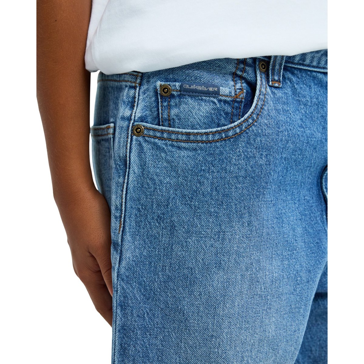Jean baggy bleu stone used, QUIKSILVER
