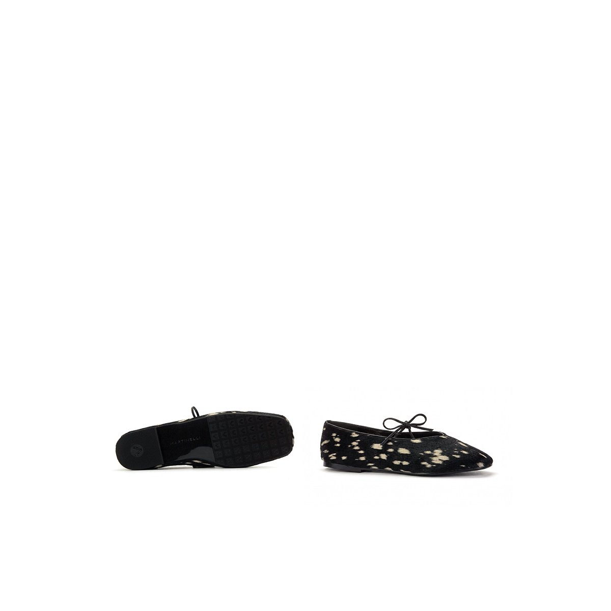 Ballerines cuir Grenelle black, MARTINELLI