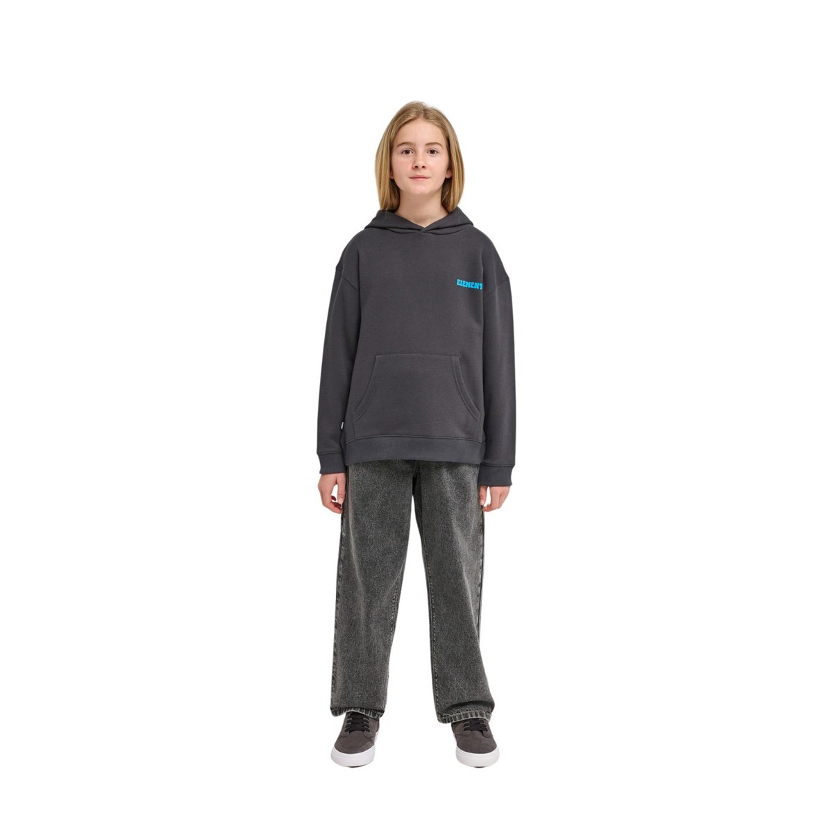 Sweat capuche PLEASURE noir off black, ELEMENT
