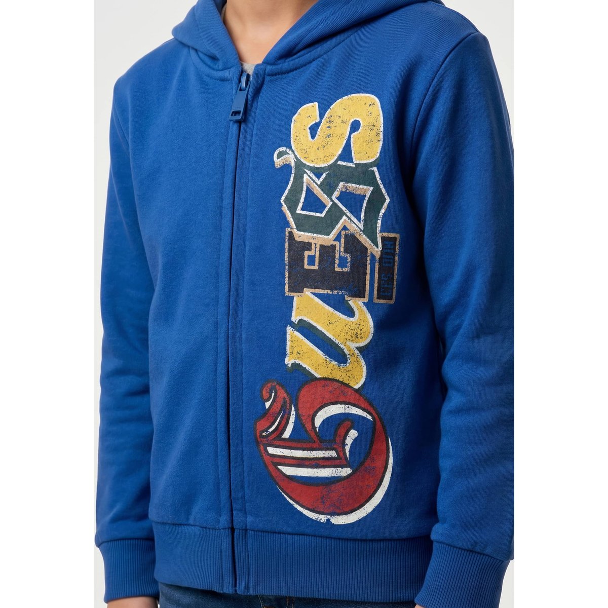 Sweat À Capuche Avec Logo blau multi, GUESS KIDS