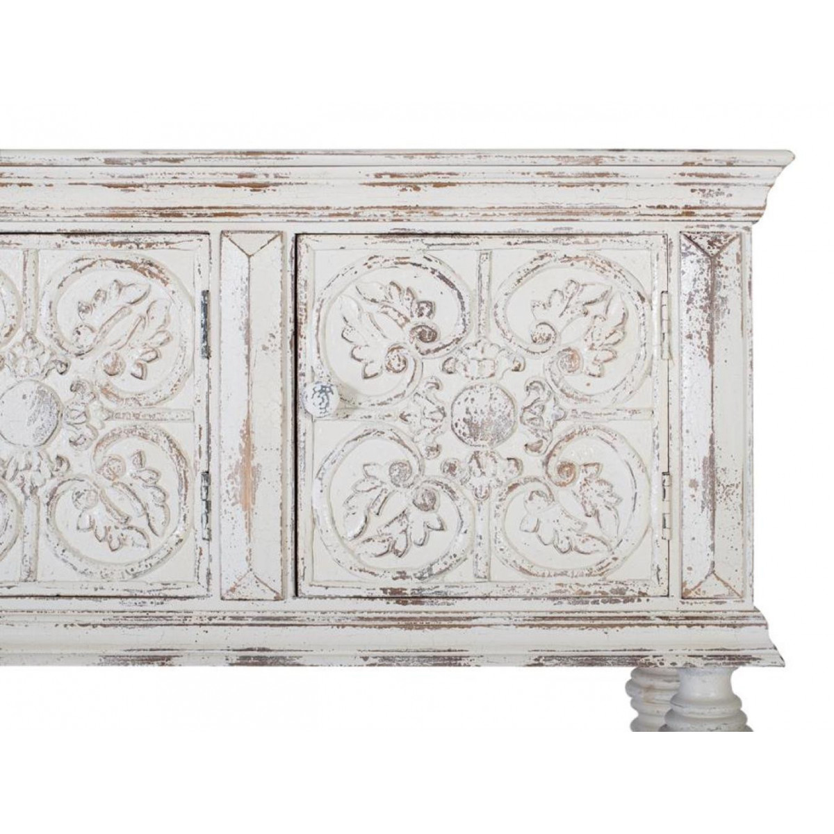 Console blanc, DECORATION D’AUTREFOIS