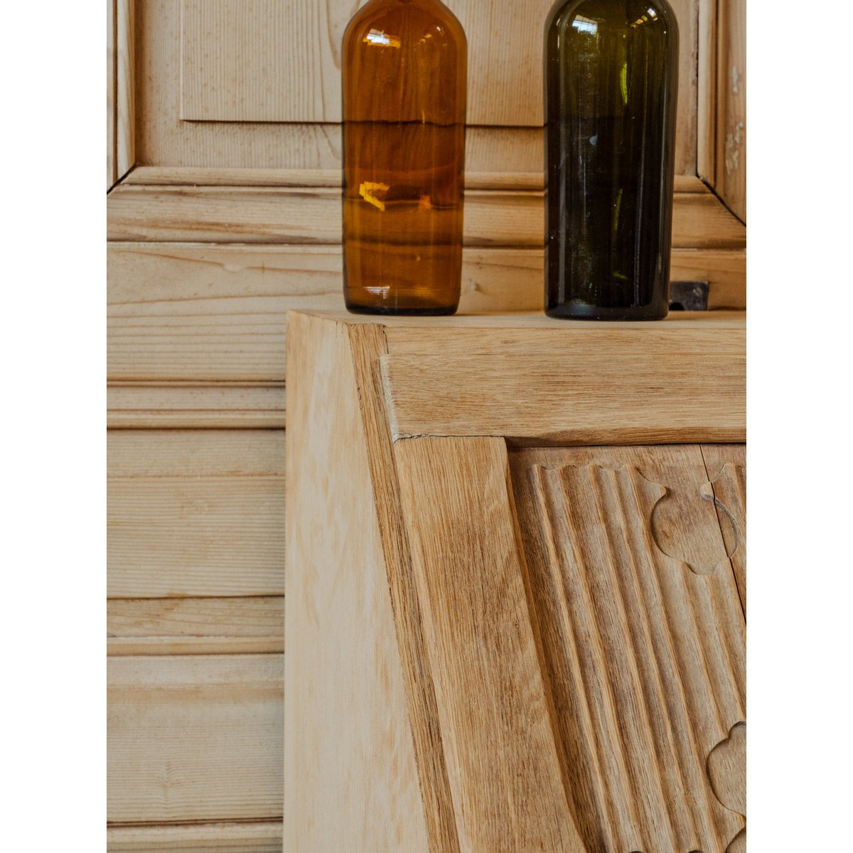 Secrétaire en bois Honoré N°192 - Bon état bois clair, DEBONGOUT