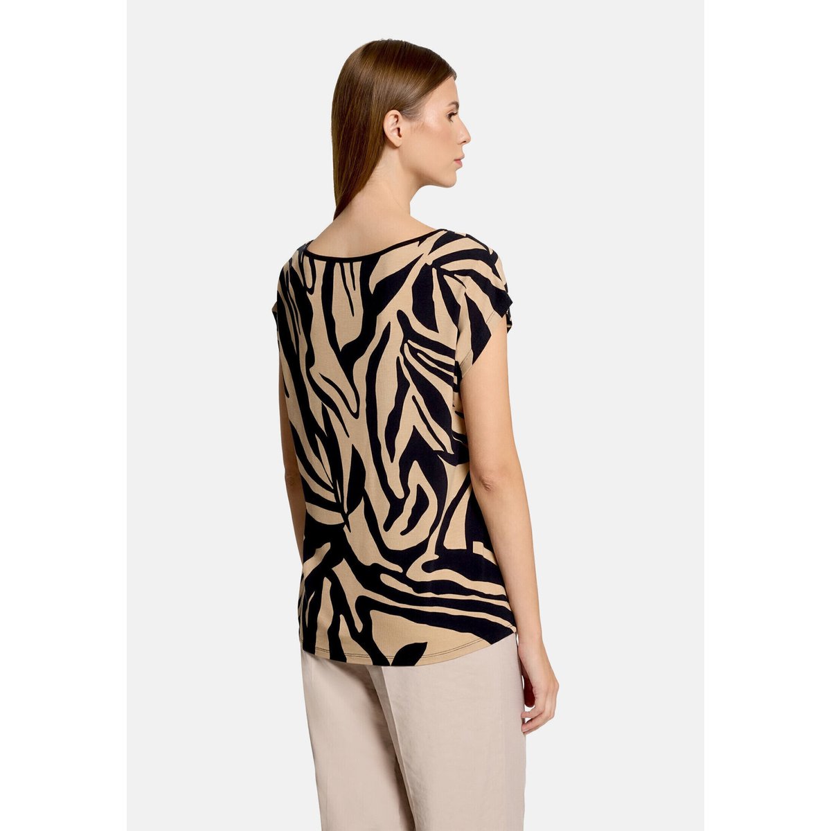 Haut casual à impression noir/marron, BETTY BARCLAY