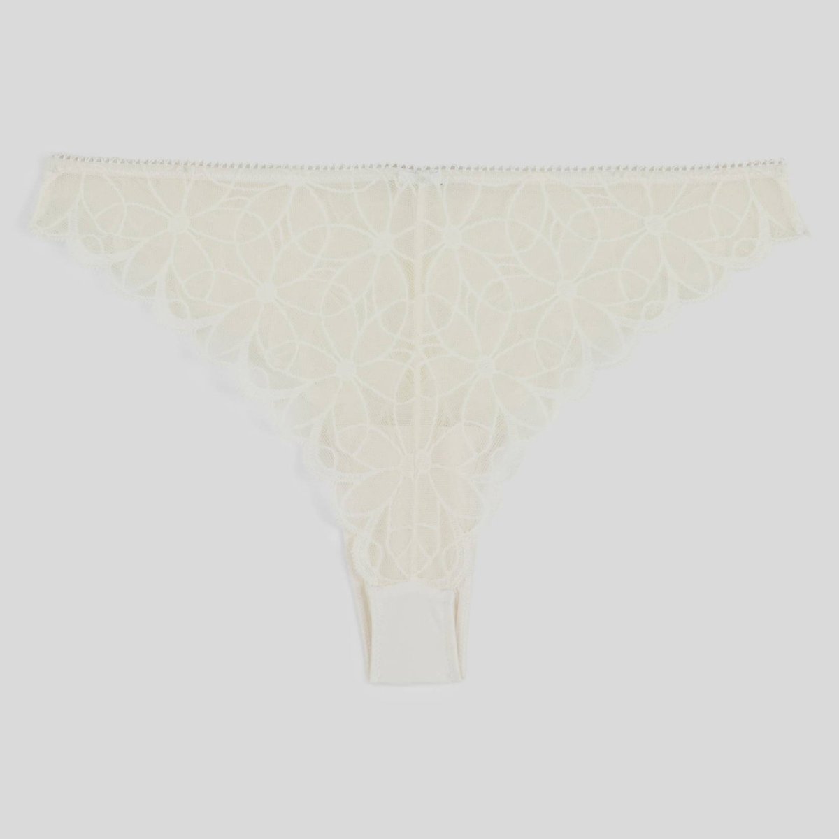 Tanga SELENA en dentelle ivoire, MONOPRIX