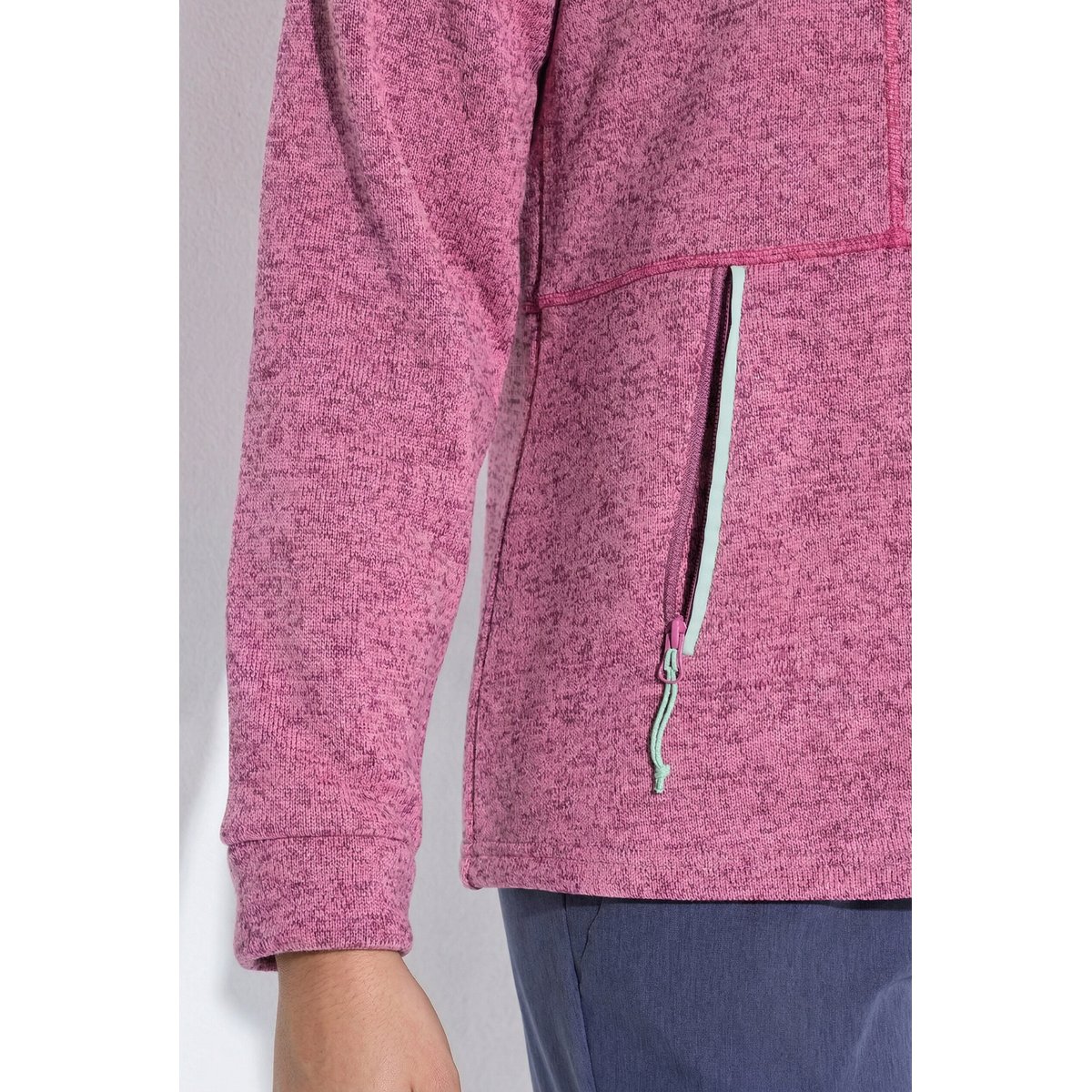 Veste en maille polaire rose clair, ULLA POPKEN