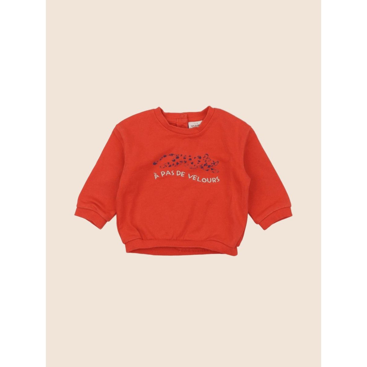 Sweat - Très bon état rouge, or, TAPE A L'OEIL
