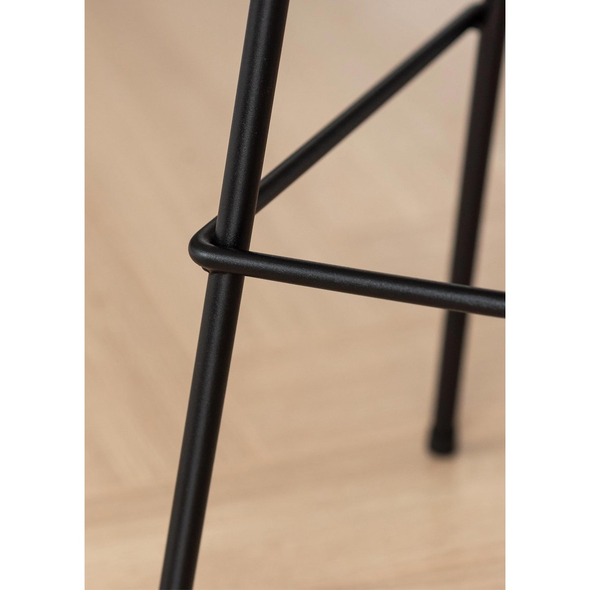 Tabouret de bar BARNI noir, METALLBUDE