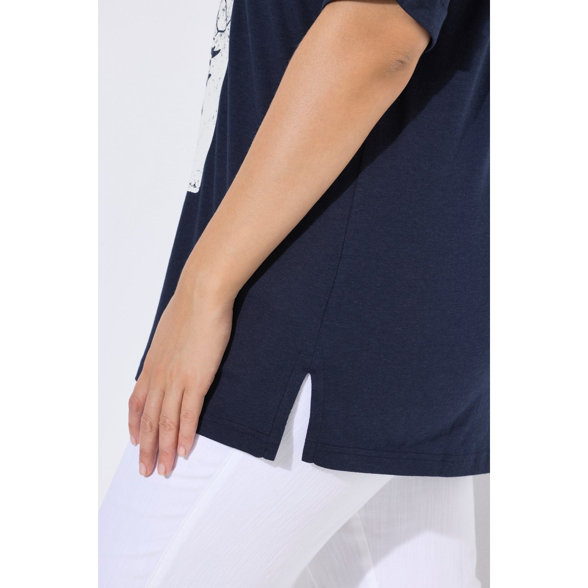 T-shirt en modal mélangé, motif homard marine, ULLA POPKEN