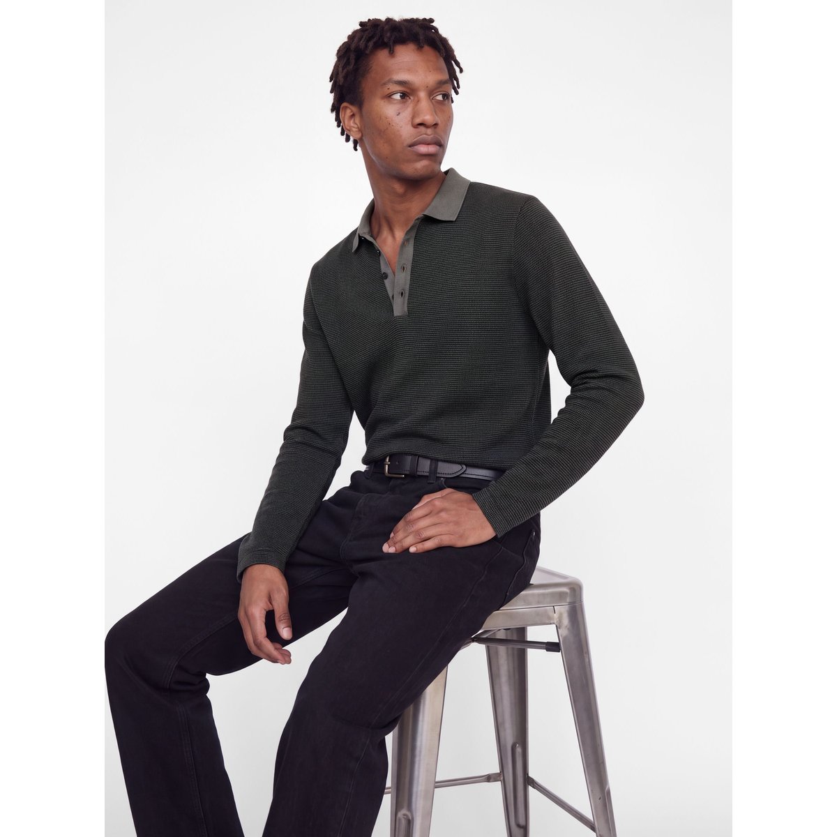 Polo black 1, JACK & JONES