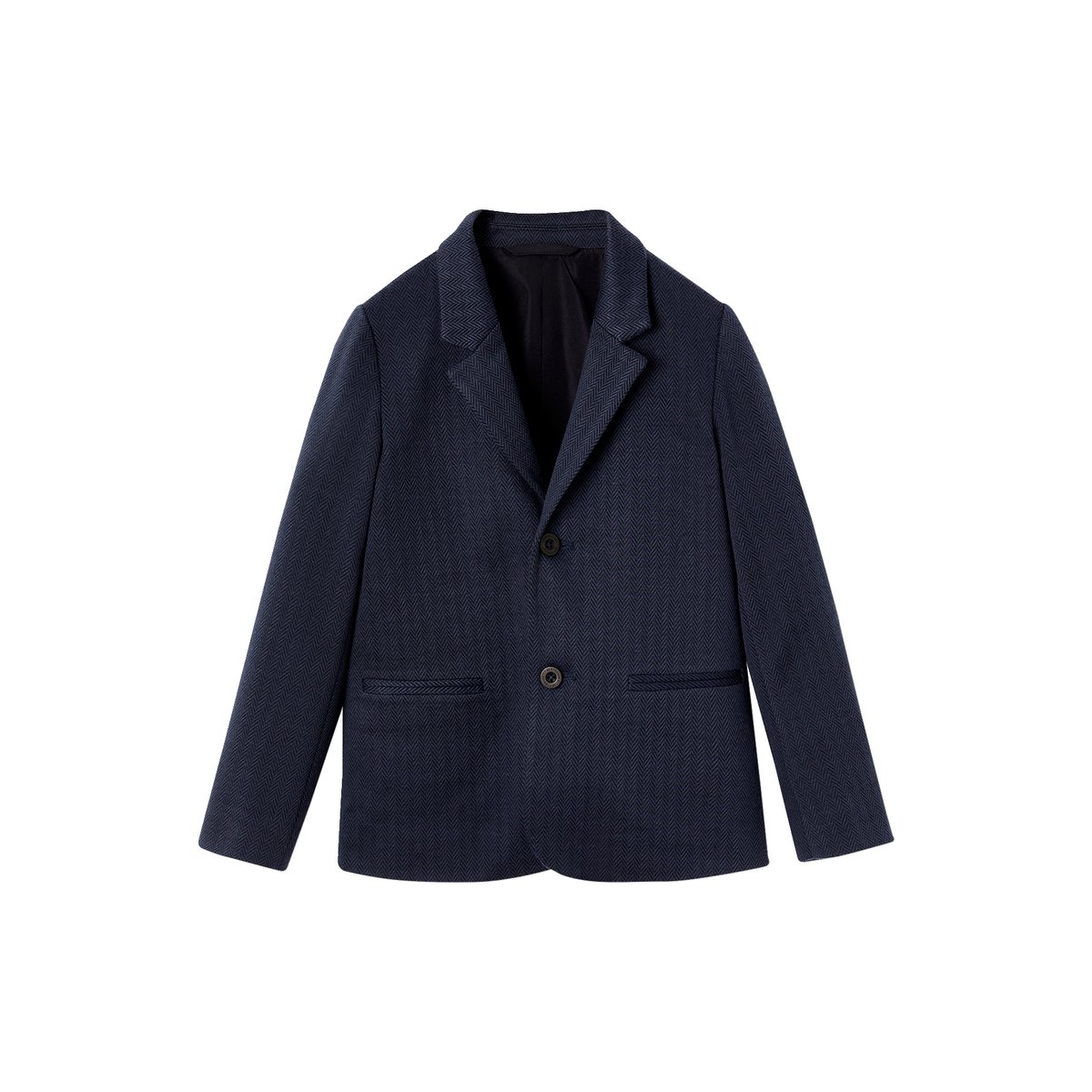 Veste chevrons marine, VERTBAUDET