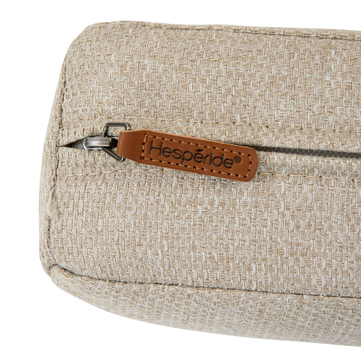 Fauteuil de jardin en résine tressée POLYNÉSIA beige ficelle, HESPERIDE