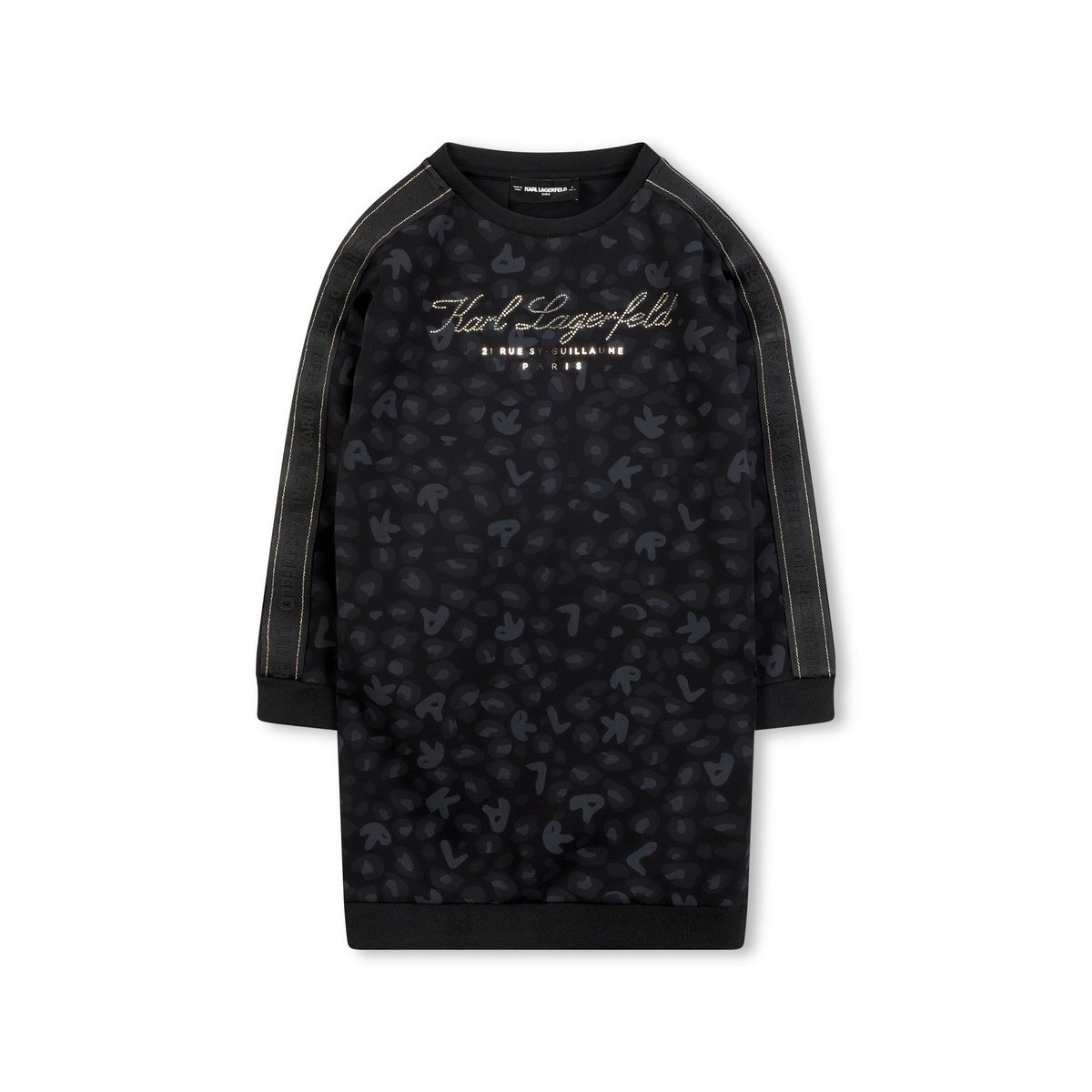 Robe à manches longues black, KARL LAGERFELD KIDS