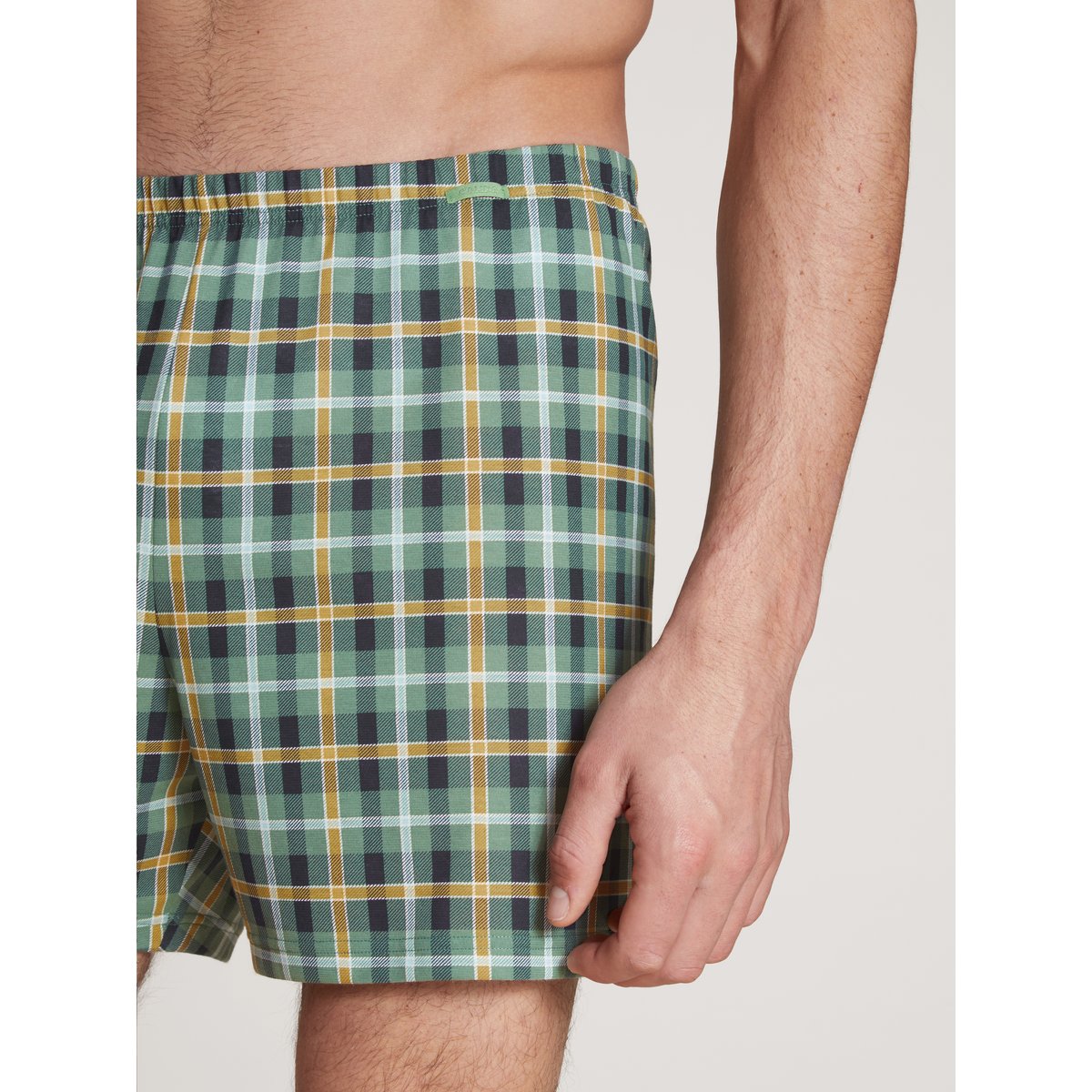 Boxer short Coton DAYWEAR XTRA vert laurier, CALIDA