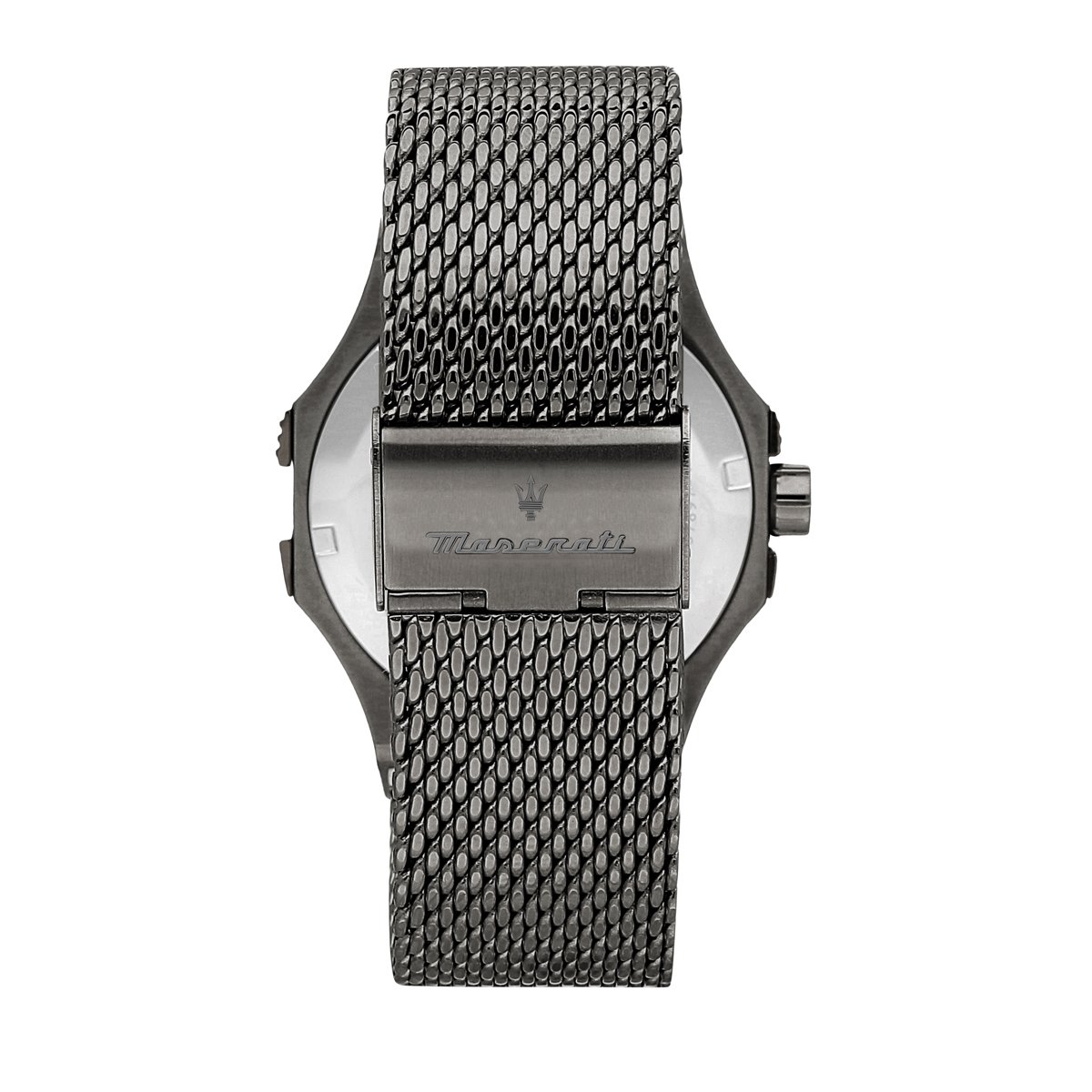 Montre Analogique  POTENZA gun métal bleu gris, MASERATI