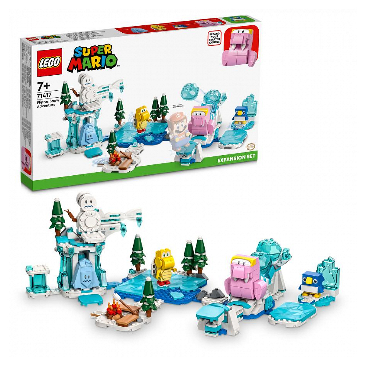 71417 Laventure dans la neige de Morsinet ® Super Mario couleur unique, LEGO