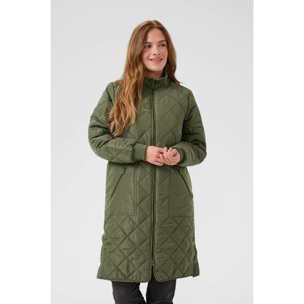 Manteau vert grape leaf, KAFFE
