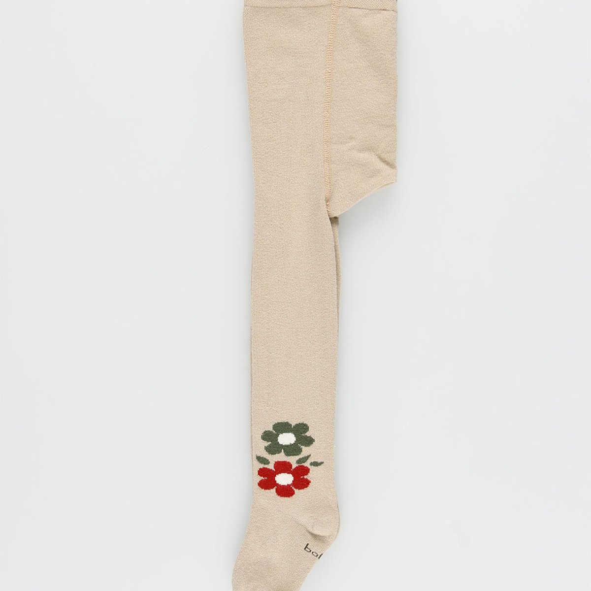 Collant imprimé fleurs beige, BOBOLI