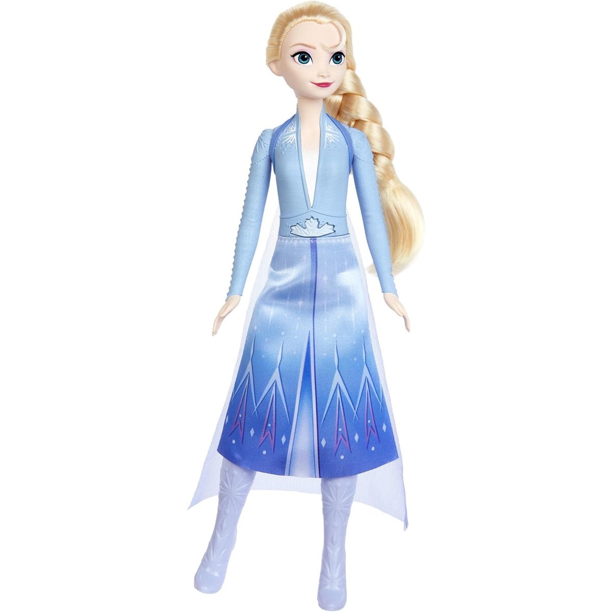 Disney - Poupée Elsa Chantante - La reine des neiges bleu, MATTEL