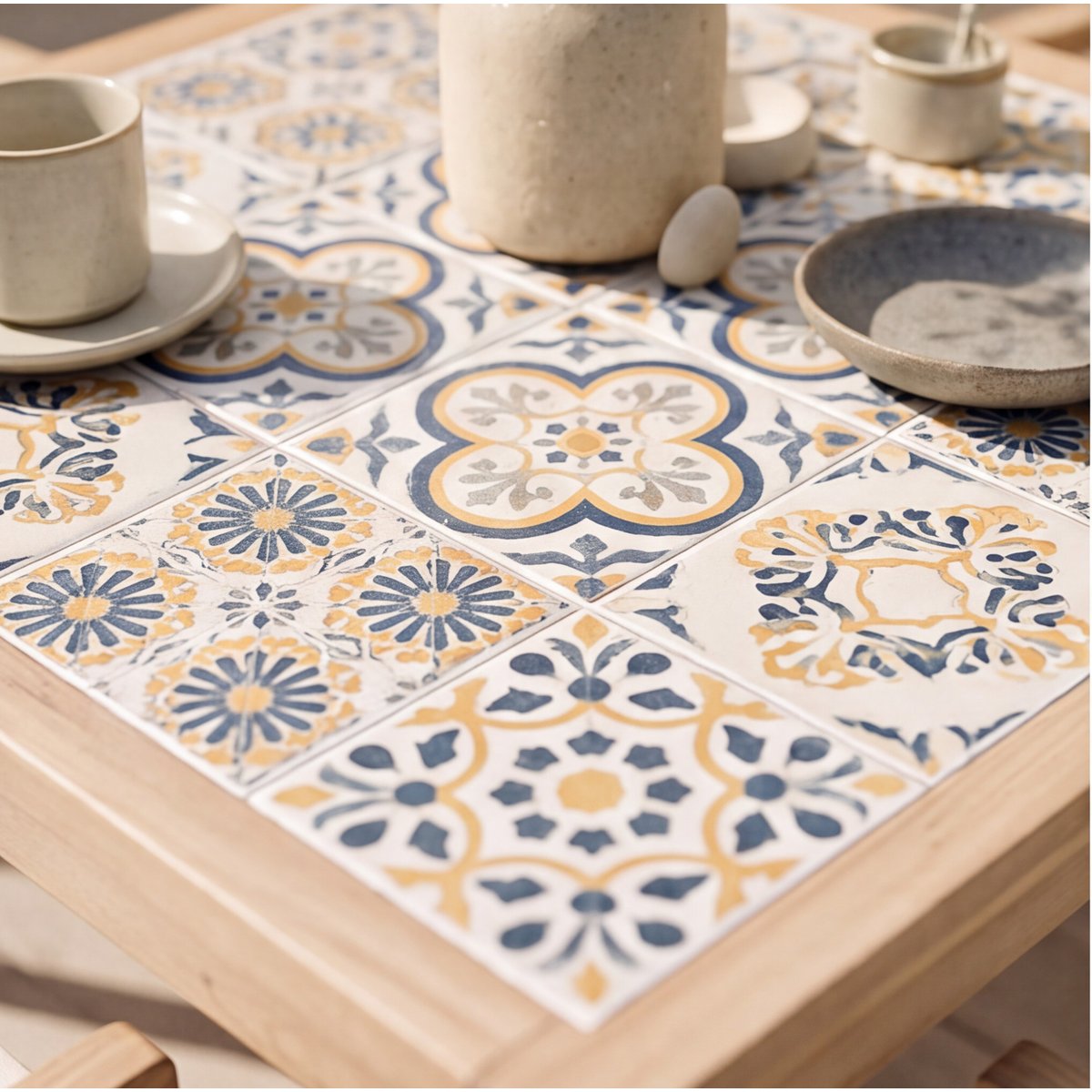 Ensemble table et chaises 4pl. acacia FARO, FARO bois, HAPPY GARDEN